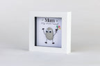 Mum – My Best Friend – Pebble Art – 4×4 Box Frame