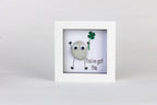 Good Luck – Pebble Art – 4×4 Box Frame