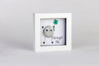 Good Luck – Pebble Art – 4×4 Box Frame