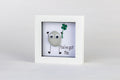 Good Luck – Pebble Art – 4×4 Box Frame