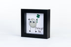 Good Luck – Pebble Art – 4×4 Box Frame