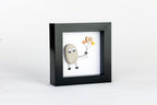 I Love U – Pebble Art – 4×4 Box Frame