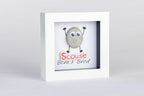 Scouse – Pebble Art – 4×4 Box Frame