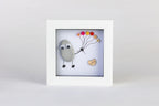 Balloon – Pebble Art – 4×4 Box Frame